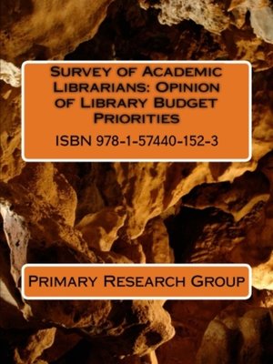 cover image of The Survey of Academic Librarians